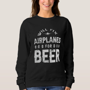 Sudadera Ingeniero Técnico de Cerveza Mecánica de Aeronaves