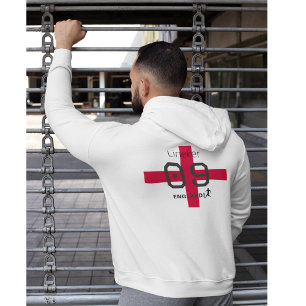 Sudadera Inglaterra Cruz de San Jorge Patriótica Costumbre 
