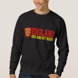Sudadera Inglaterra: Dios y la mi derecha