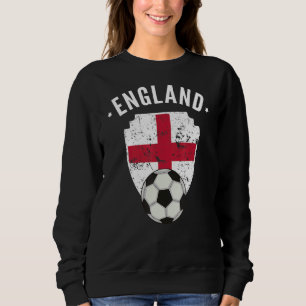 Sudadera Inglaterra Fútbol Bandera Inglaterra Orgullo inglé