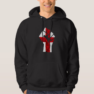 Sudadera Inglaterra Puño Poder Cruz de San Jorge Inglés P