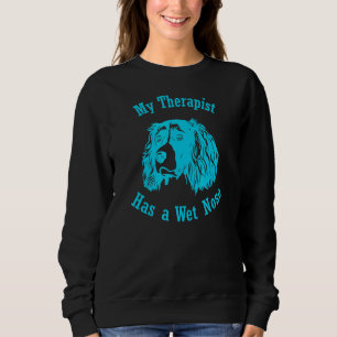Sudadera Inglés Springer Spaniel Mi terapeuta tiene Wet No
