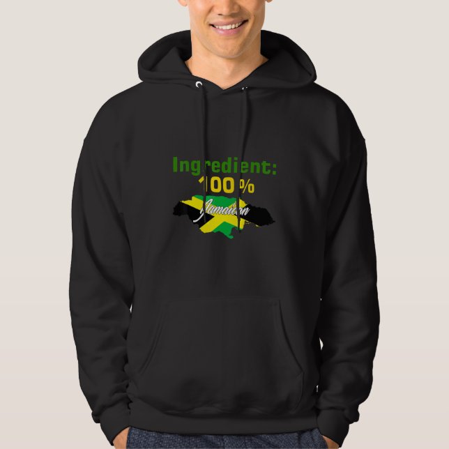 Sudadera Ingrediente 100 jamaiquino (Anverso)