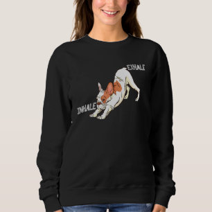 Sudadera Inhale Exhale Ropa de Bulldog Francés Yoga Frencht