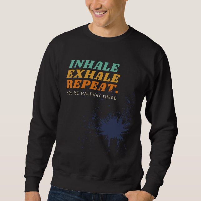 Sudadera Inhaleexhalerepeat Colorful Splash (Anverso)