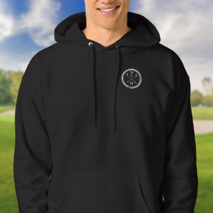 Sudadera Iniciales Monograma Clásicos Palos de Golf Cruzado