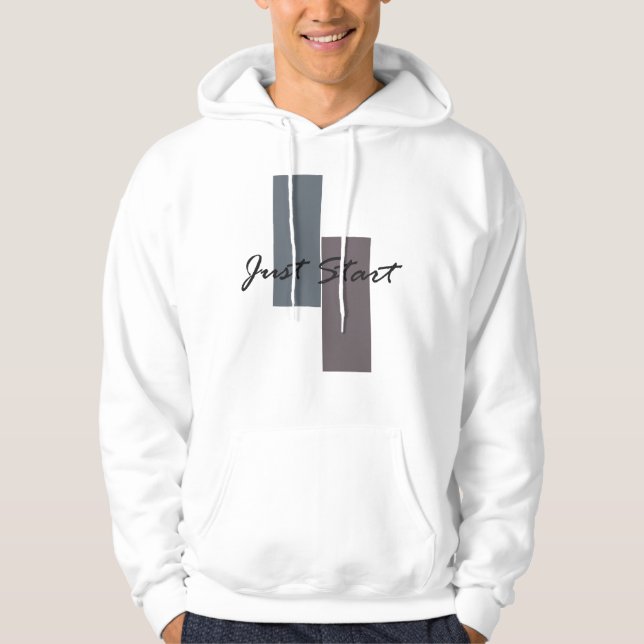 Sudadera Iniciar cita inspiradora (Anverso)