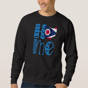 Sudadera Inicio Ohio En Cartas De Bloque