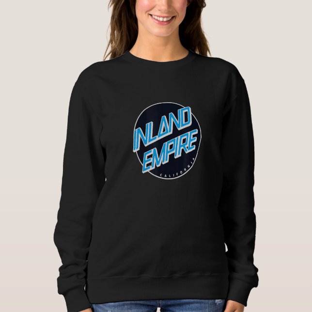 Sudadera Inland Empire California - Ca Skate Design Navy Wh (Anverso)