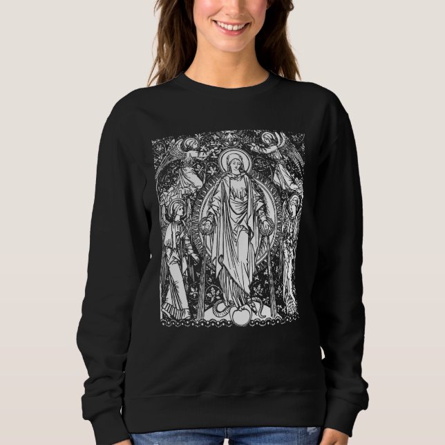 Sudadera Inmaculada Concepción Mary Breviarium Tradicional (Anverso)