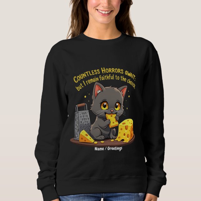 Sudadera  Innumerables horrores esperan, pero permanezco fi (Anverso)
