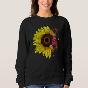 Sudadera Inscripción Sunshine Flor de girasol Flor Flor Flo