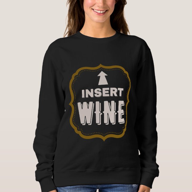Sudadera Insertar vino (Anverso)