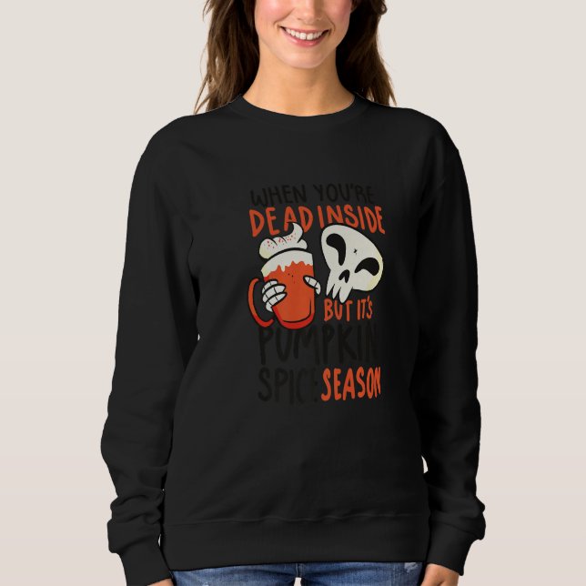 Sudadera Inside dead pumpkin season   (Anverso)