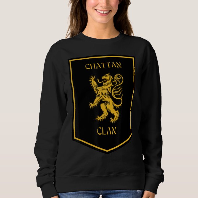 Sudadera Insignia de León Escocesa de Chattan Clan (Anverso)