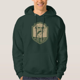 Sudadera Insignia de pesca de Wisconsin Norte
