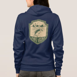 Sudadera Insignia de pesca de Wisconsin Norte