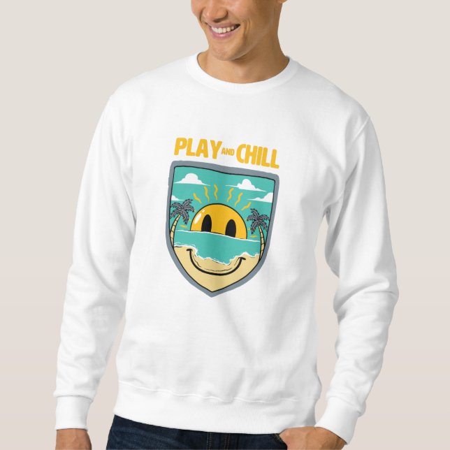 Sudadera Insignia feliz (Anverso)