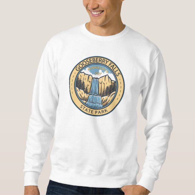 Sudadera Insignia Minnesota del Parque Estatal Gooseberry F (Anverso)