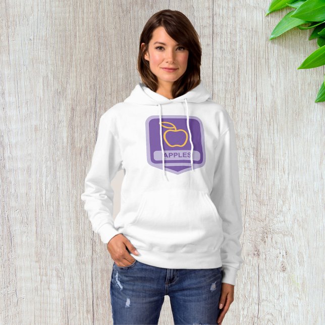 Sudadera Insignia Purple Apple Design Fruit Lover (Subido por el creador)