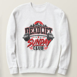 Sudadera Insignia Vintage de Levantamiento de Pesas Club de