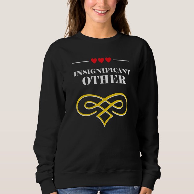 Sudadera Insignificant Other  Wedding Humor Bride and Groom (Anverso)