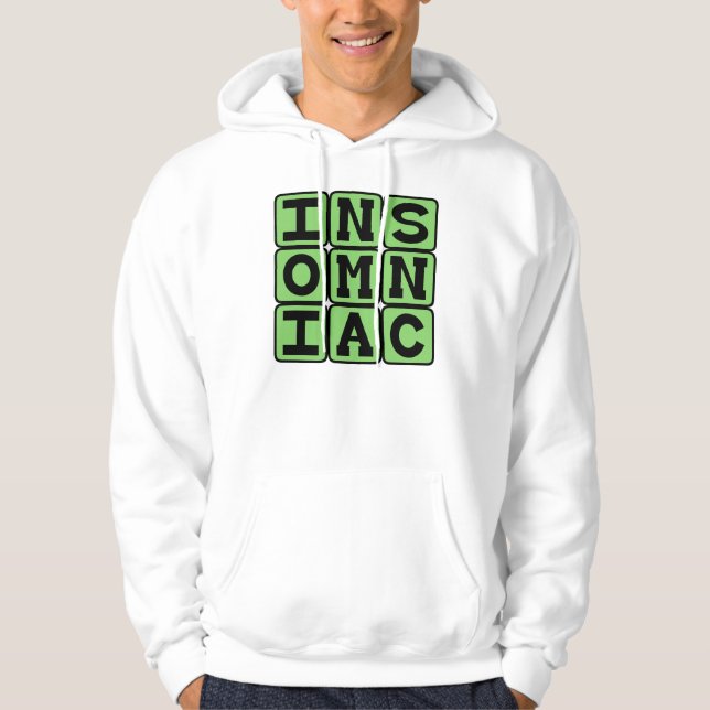 Sudadera Insomne, problemas para dormir (Anverso)
