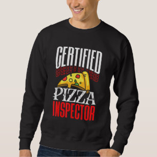 Sudadera Inspección de comida rápida de inspector de pizza 