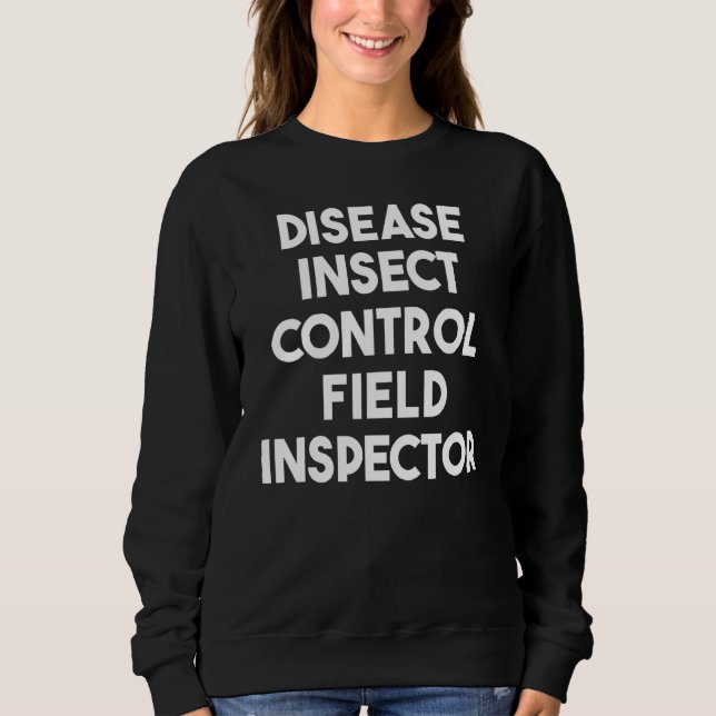 Sudadera Inspector de Campo de Control de Insectos de Enfer (Anverso)