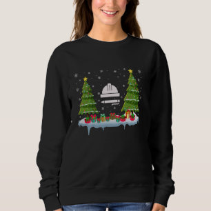 Sudadera Inspector de construcción árbol de Navidad ilumina