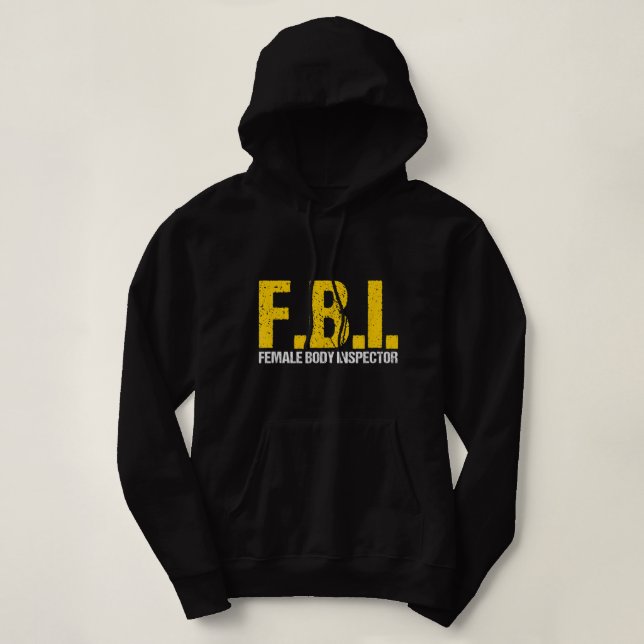 Sudadera Inspector de Cuerpo Femenino del FBI, Acronym Love (Diseño del anverso)