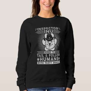 Sudadera Inspector de Dog Walker Inu Sheriff Entrenador de 