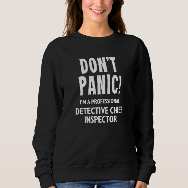 Sudadera Inspector jefe de detectives (Anverso)