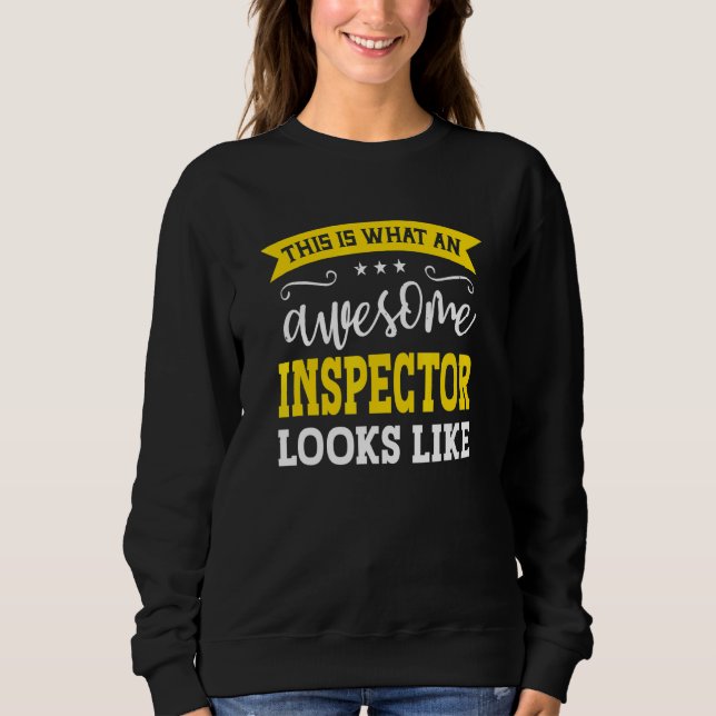 Sudadera Inspector Job Title Employee Funny Worker Inspecto (Anverso)