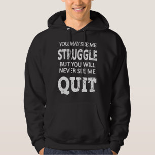 Sudadera Inspiración para Entrenamiento Frase Motivacional 