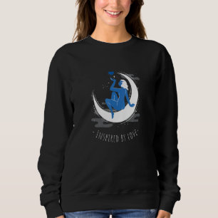 Sudadera Inspiradas Por Love Moon Women Love Heart Graphic 