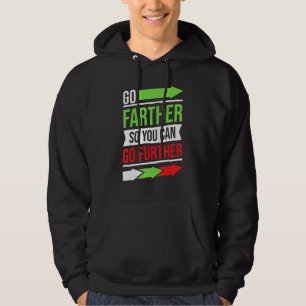 Sudadera Inspirador Ir Más Allá Para Poder Ir Más Lejos