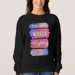 Sudadera Inspirador motivacional que valgas todo
