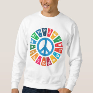 Sudadera Inspiradores objetivos de sostenibilidad de la paz