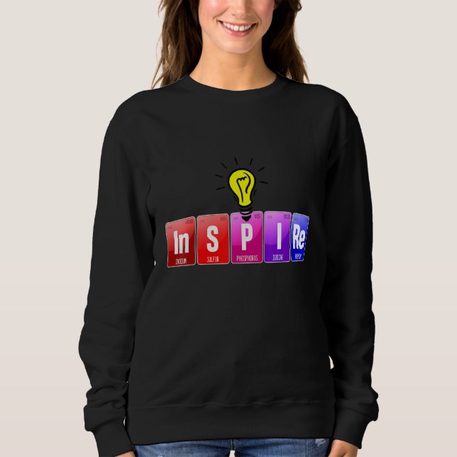 Sudadera Inspire Motivación Química Periódica Elem (Anverso)