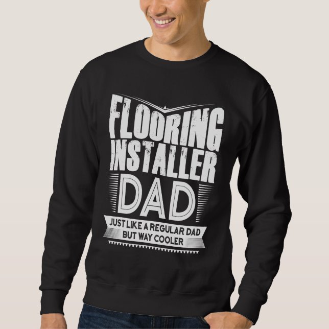 Sudadera Instaladores de pisos de Guay Dad Daddy Grandpa In (Anverso)