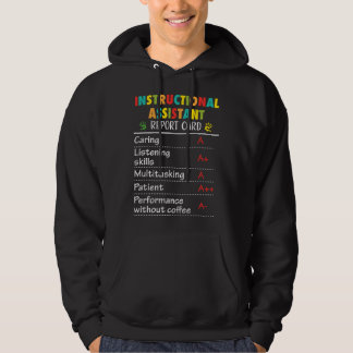 Sudadera Instructional Assistant Funny Report Appreciation 