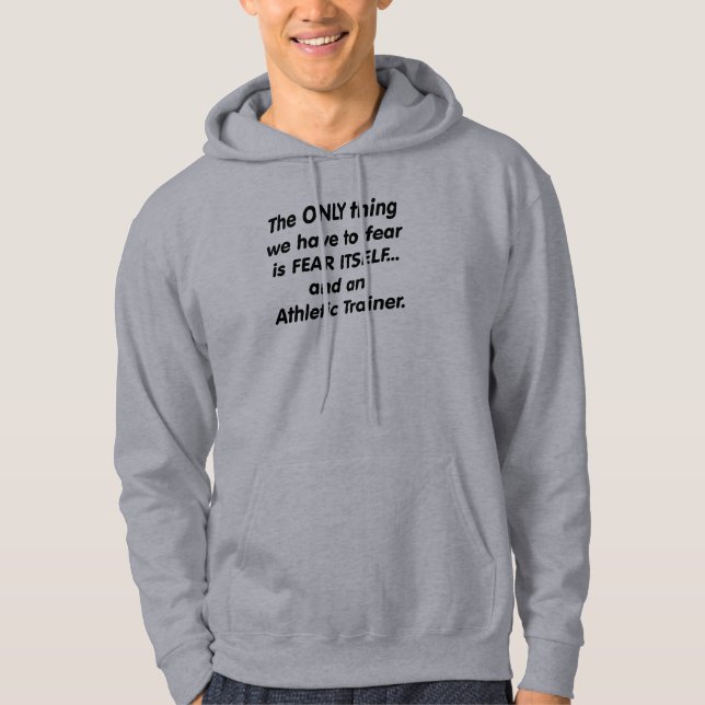 Sudadera Instructor atlético del miedo (Anverso)