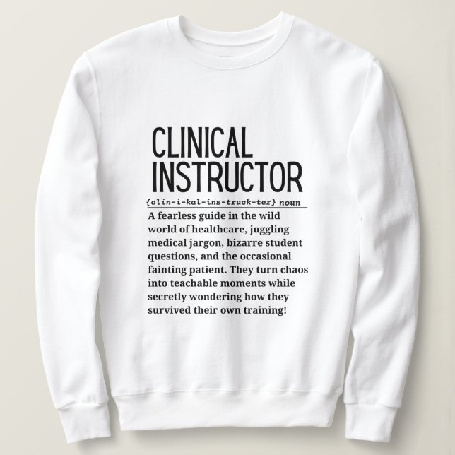 Sudadera Instructor Clínico (Anverso del diseño)