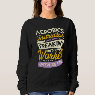 Sudadera Instructor de Aerobic Ejercicio Fitness Cardio Tra