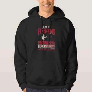 Sudadera Instructor de Armas de Fuego Tiro Seguridad Armas 