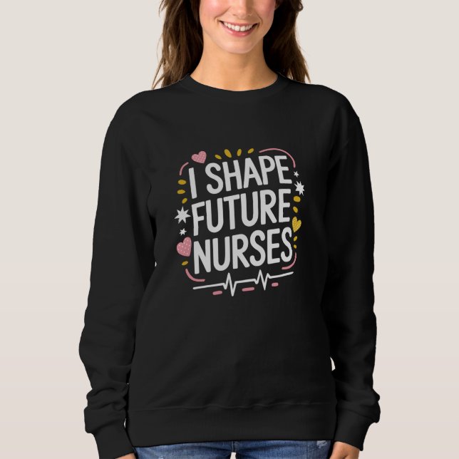 Sudadera Instructor de enfermería I moldea Enfermeras Futur (Anverso)