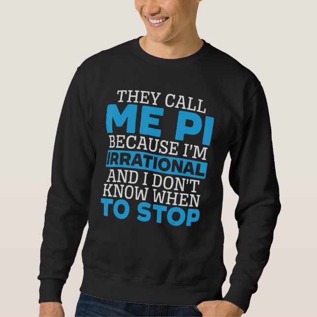 Sudadera Instructor de matemáticas Math Mathematician Pi Da (Anverso)