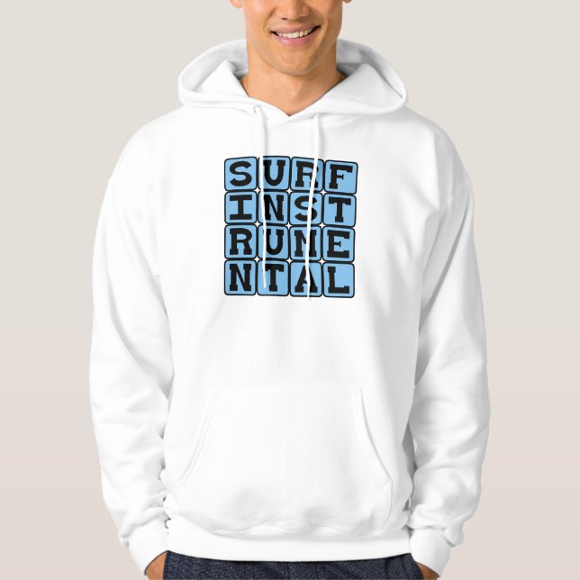 Sudadera Instrumental Surf, Género Musical (Anverso)
