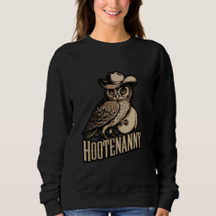 Sudadera Instrumento Musical Amante del Búho Hootenanny Mús
